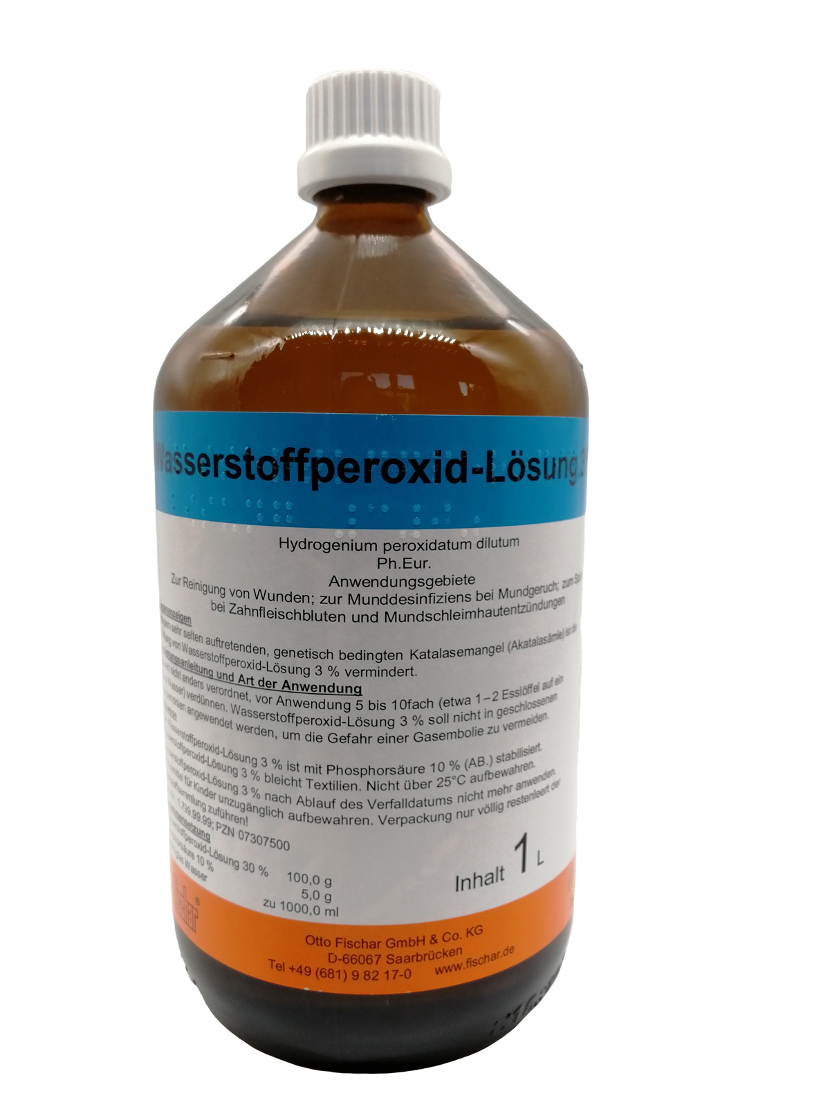 WASSERSTOFFPEROXID Lösung 3% Ph.Eur., 1 l Wundreinigung, Munddesinfektion